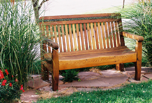 Memorial Garden Bench at Unitarian Universalist Church of Cheyenne